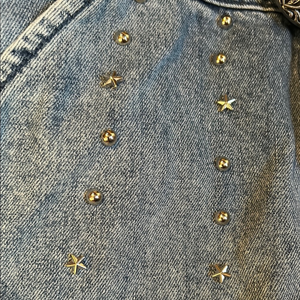 Rock & Roll Denim Skirt - Picture 6 of 6